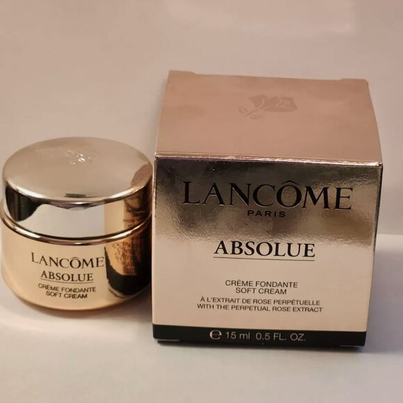 Lancome Absolue Soft Cream With Grand Rose Extracts 15ml / 0.5 oz FRESH NEWINBOX - Picture 1 of 2